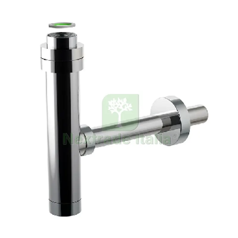 SIFONE MINIM-ALL CON FLANGIA IN ABS CROMATO 1"1/4 — Scarichi e sifoni — rif. FERX.DIA371-B0590AB-07