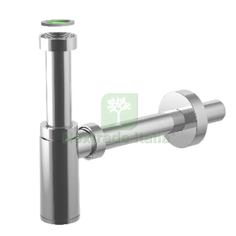 SIFONE KING PER LAVABO IN ABS+OTTONE 1"1/4 x 32 — Scarichi e sifoni — rif. FERX.DIA371-B0595-07