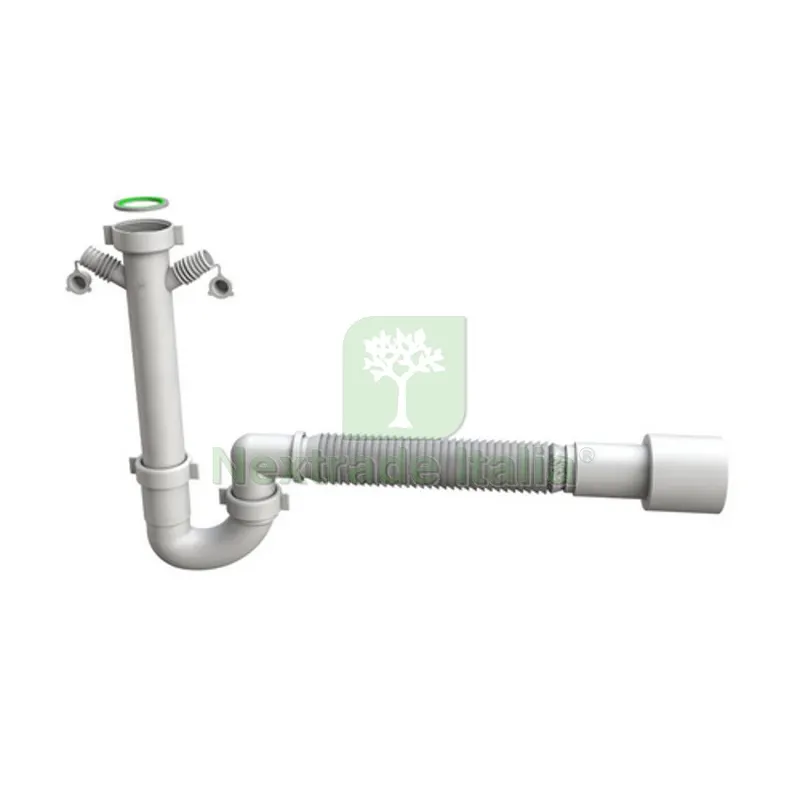 SIFONE FLESSIBILE PER LAVELLO CUCINA FLEXYBON 1"1/2 — Sanitari e ceramiche — rif. FERX.DIA371-B1093EX-08 SIFONE FLESSIBILE PER LAVELLO CUCINA FLEXYBON 1"1/2 — Sanitari e ceramiche — rif. FERX.DIA371-B1093EX-08