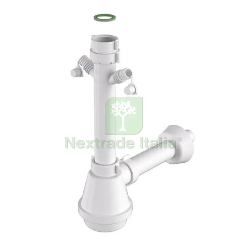Sifone Fiasca Universale 1 Via 1"1/2 1"1/4 1"1/2 - 1"1/4 — Scarichi e sifoni — rif. FERX.DIA371-B1331KP
