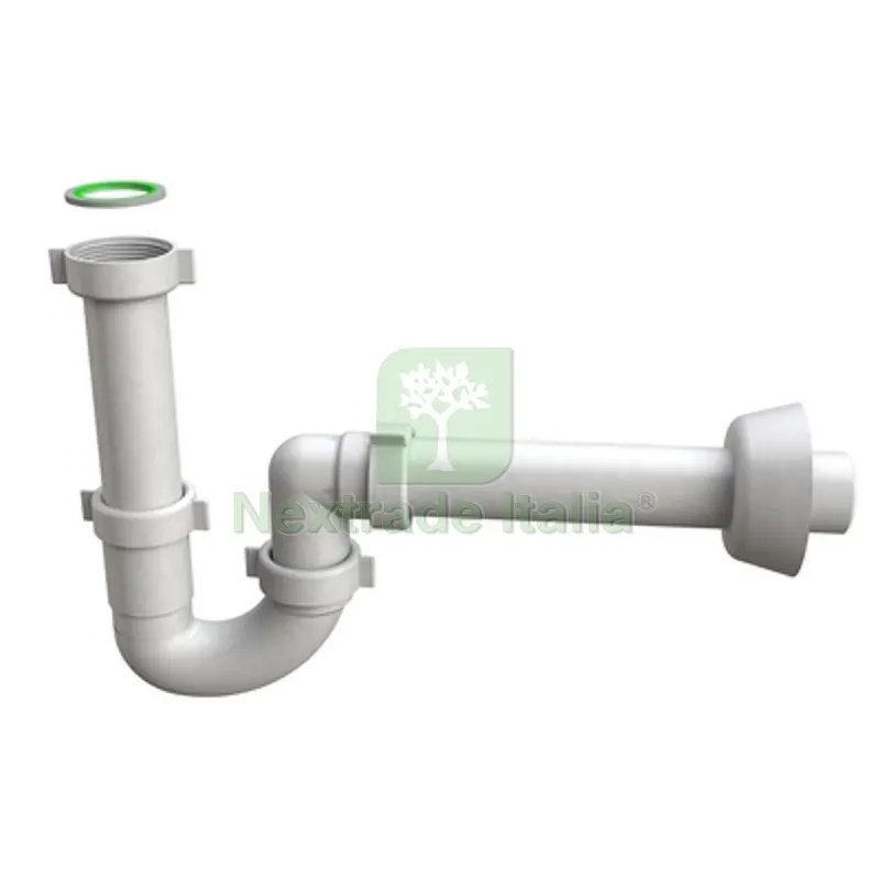 Sifone per Lavello a Tubo "magnum" Attacco piletta 1"1/2 — Scarichi e sifoni — rif. FERX.DIA371-B1490-08