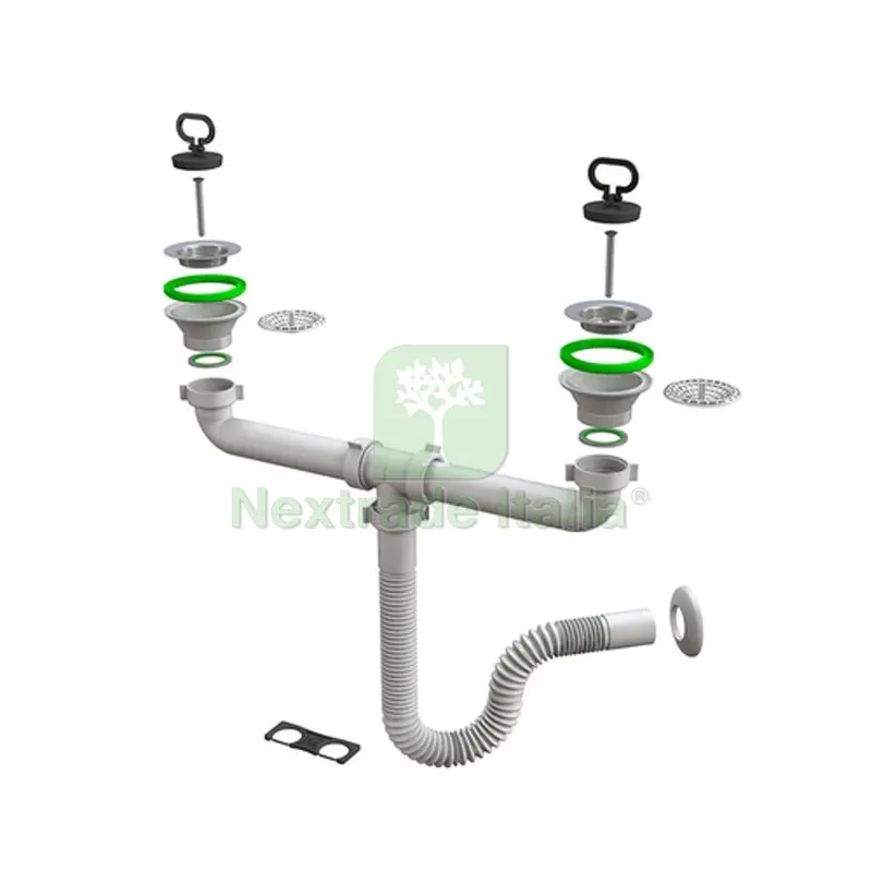 SIFONE MAGIK CON PILETTE D. 80 - — Scarichi e sifoni — rif. FERX.DIA371-B1856FX