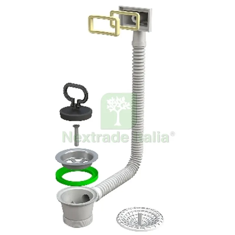 Piletta per Lavello Cucina con Troppopieno 1"1/2 — Scarichi e sifoni — rif. FERX.DIA371-B1942MG Piletta per Lavello Cucina con Troppopieno 1"1/2 — Scarichi e sifoni — rif. FERX.DIA371-B1942MG