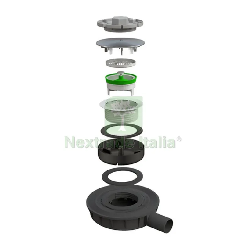 PILETTA SAVOISIENNE IN ABS COPERCHIO INOX Diam. 40 — Scarichi e sifoni — rif. FERX.DIA371-B5230IX-040 PILETTA SAVOISIENNE IN ABS COPERCHIO INOX Diam. 40 — Scarichi e sifoni — rif. FERX.DIA371-B5230IX-040