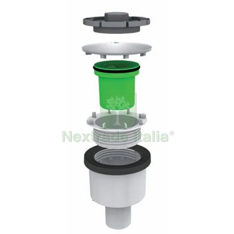 PILETTA "DOCCIONE" FORO 90MM CON COPERCHIO INOX - — Scarichi e sifoni — rif. FERX.DIA371-B5270IX PILETTA "DOCCIONE" FORO 90MM CON COPERCHIO INOX - — Scarichi e sifoni — rif. FERX.DIA371-B5270IX