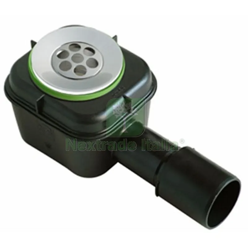 Pozzetto Sifonato PVC MOD. "splash" Nero per Piatti Doccia Flangia diam. 80 — Scarichi e sifoni — rif. FERX.DIA371-B5480-080 Pozzetto Sifonato PVC MOD. "splash" Nero per Piatti Doccia Flangia diam. 80 — Scarichi e sifoni — rif. FERX.DIA371-B5480-080
