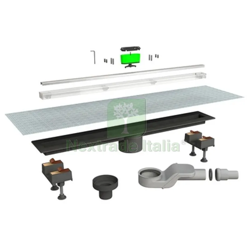CANALETTA DOCCIA "CANALISSIMA" KIT MIXAGE Scarico centrale L. 70 cm — Scarichi e sifoni — rif. FERX.DIA371-B6825KX-070 CANALETTA DOCCIA "CANALISSIMA" KIT MIXAGE Scarico centrale L. 70 cm — Scarichi e sifoni — rif. FERX.DIA371-B6825KX-070