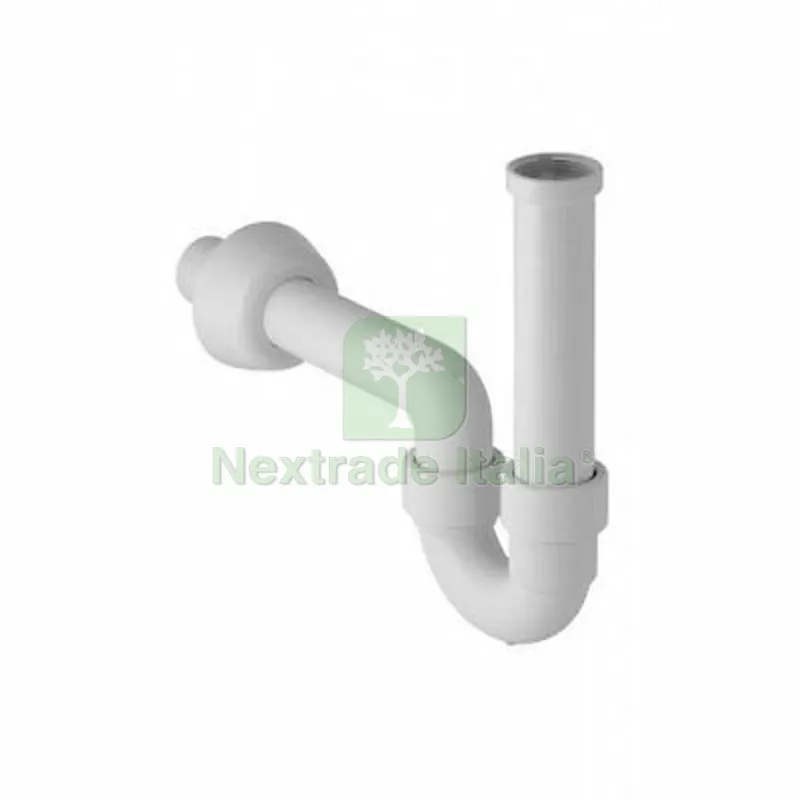 SIFONE AD "S" PER LAVABO BIANCO Diam. 40 mm - G. 1"1/4 — Scarichi e sifoni — rif. FERX.DIA371-G151100-111 SIFONE AD "S" PER LAVABO BIANCO Diam. 40 mm - G. 1"1/4 — Scarichi e sifoni — rif. FERX.DIA371-G151100-111