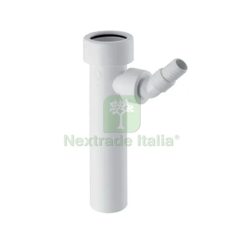 RACCORDO DIRITTO CON TERMINALE E PORTAGOMMA D. 40 Bianco - 1" — Tubi e raccordi — rif. FERX.DIA371-G152274-111 RACCORDO DIRITTO CON TERMINALE E PORTAGOMMA D. 40 Bianco - 1" — Tubi e raccordi — rif. FERX.DIA371-G152274-111