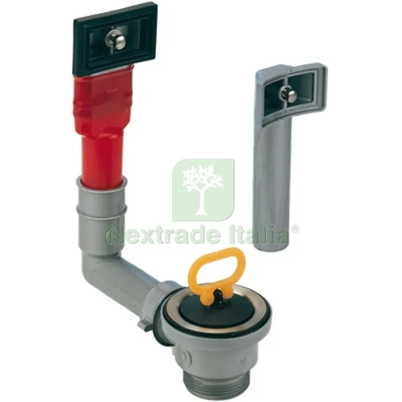 PILETTA TP RETTANGOLARE UNIVERSALE PER LAVELLO CON FORO DM 60 - — Scarichi e sifoni — rif. FERX.DIA371-L1711