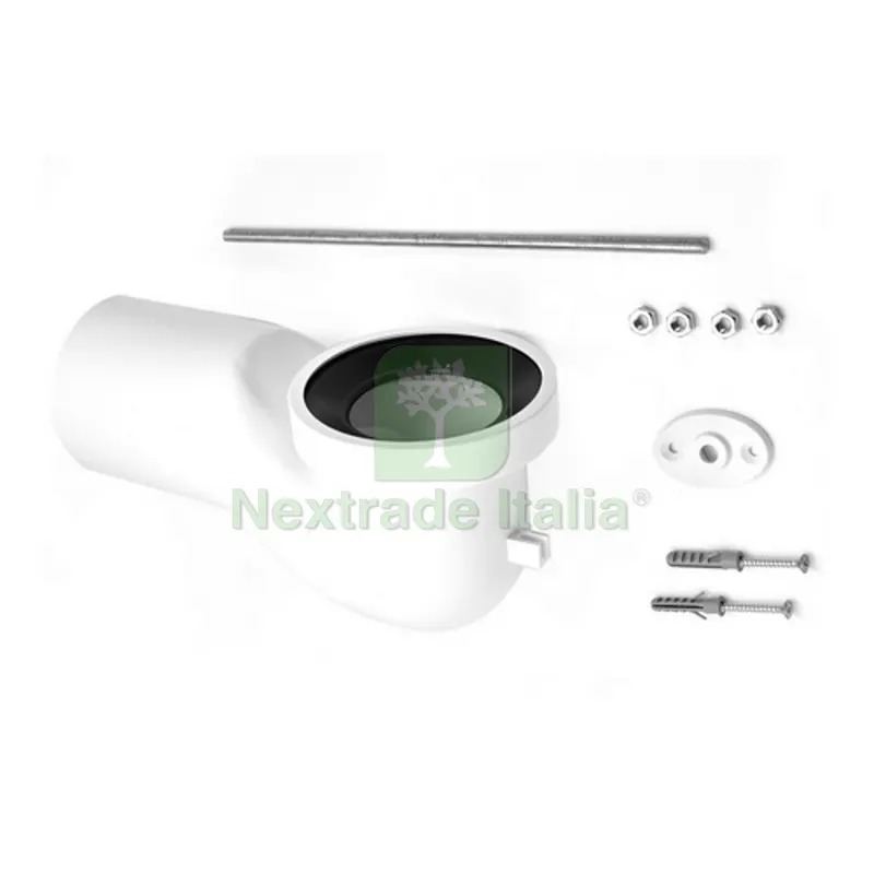 CURVA TECNICA PER WC D.110 + KIT STAFFA Diam. 110 — Tubi e raccordi — rif. FERX.DIA371-M12963