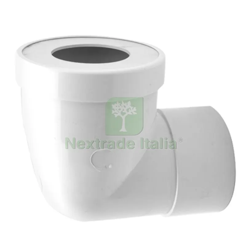 CURVA W.C. FF CON GUARNIZIONE DIAM. 100 Diam. 100 — Guarnizioni e tenute — rif. FERX.DIA371-M1298