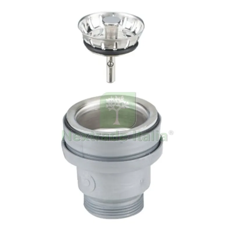 Piletta Basket Mini per Lavelli Inox Lira - — Scarichi e sifoni — rif. FERX.DIA371-M3097 Piletta Basket Mini per Lavelli Inox Lira - — Scarichi e sifoni — rif. FERX.DIA371-M3097