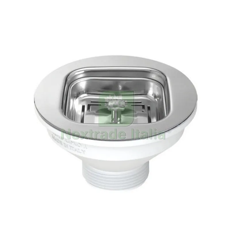 PILETTA 114 MM TAPPO CESTELLO QUADRATO 1"1/2 — Scarichi e sifoni — rif. FERX.DIA371-M3100