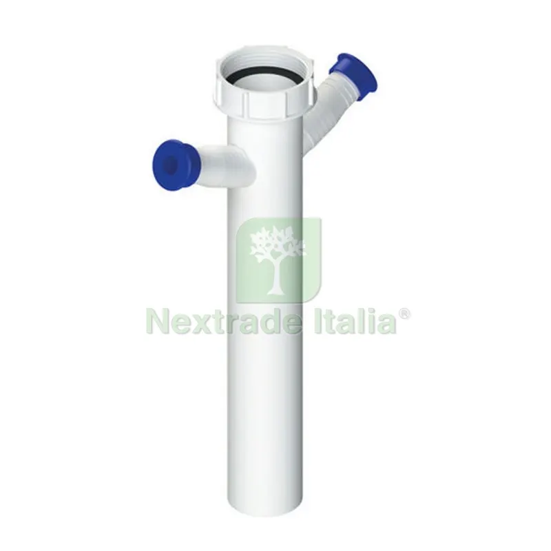 DOPPIO ATTACCO LAVASTOVIGLIE USCITA DN 40 1"1/2 250 mm — Cucina e coltelleria — rif. FERX.DIA371-M363