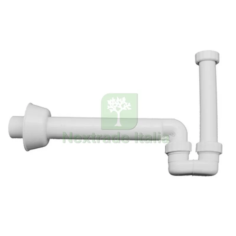 Sifone per Scarico Bidet in PP Bianco In. 1"1/4 - Out. 40 — Scarichi e sifoni — rif. FERX.DIA371-V900191