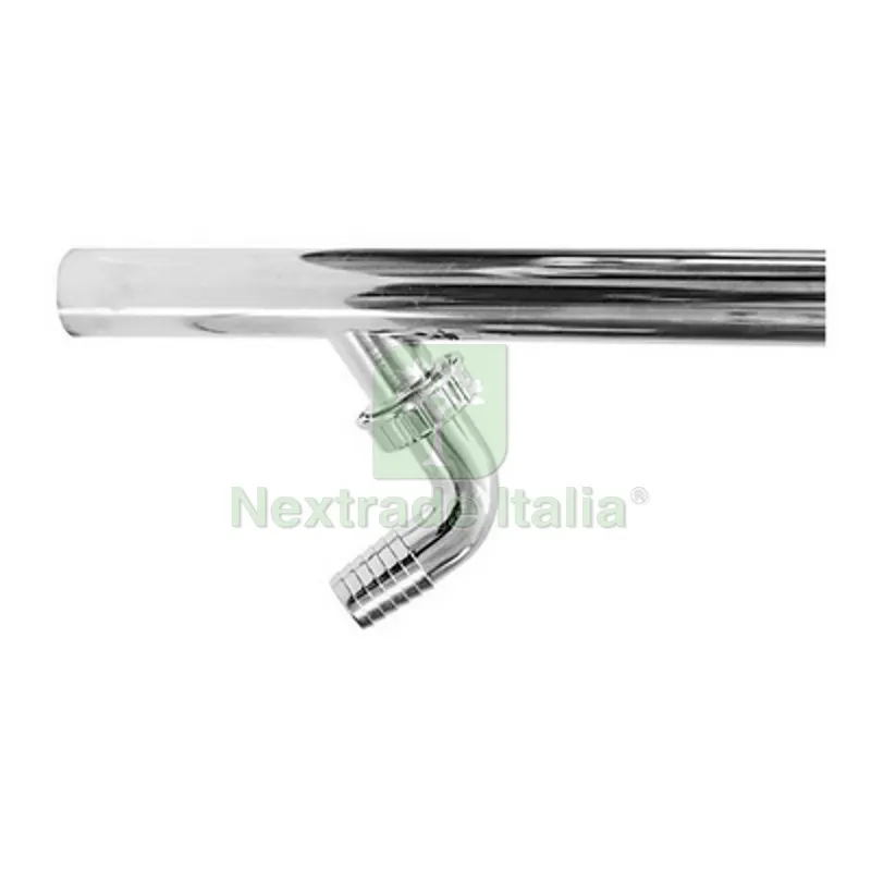 CANOTTO CROMATO PER SCARICO LAVATRICE Diam.32 x 300 mm — Rubinetti e valvole — rif. FERX.DIA372-4031-3230 CANOTTO CROMATO PER SCARICO LAVATRICE Diam.32 x 300 mm — Rubinetti e valvole — rif. FERX.DIA372-4031-3230