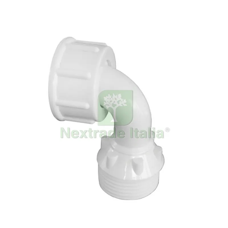 RACCORDO CURVO PER CARICO LAVATRICE MF 3/4" Bianco — Tubi e raccordi — rif. FERX.DIA372-410-05