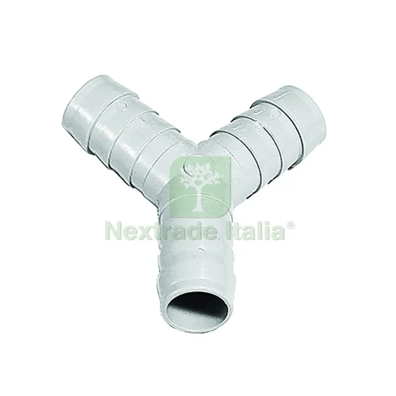 RACCORDO A Y PER TUBI SCARICO LAVATRICE 21x21x21 mm — Tubi e raccordi — rif. FERX.DIA372-414 RACCORDO A Y PER TUBI SCARICO LAVATRICE 21x21x21 mm — Tubi e raccordi — rif. FERX.DIA372-414
