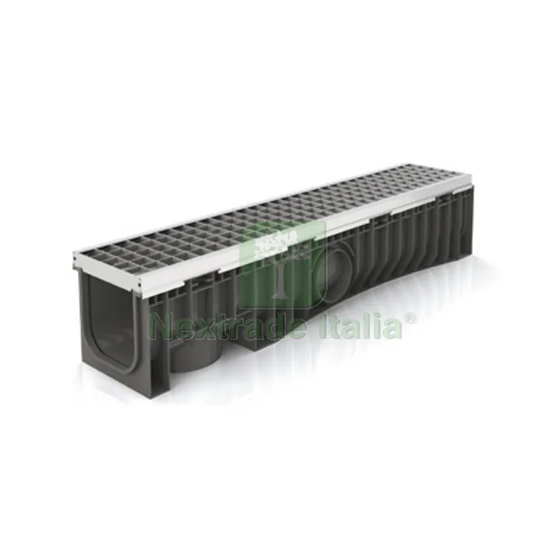 Canale Technodrain Evomax 150H con Griglia Griglia acc. zinc./inox 30 — Scarichi e sifoni — rif. FERX.DIA380-585-GA30 Canale Technodrain Evomax 150H con Griglia Griglia acc. zinc./inox 30 — Scarichi e sifoni — rif. FERX.DIA380-585-GA30