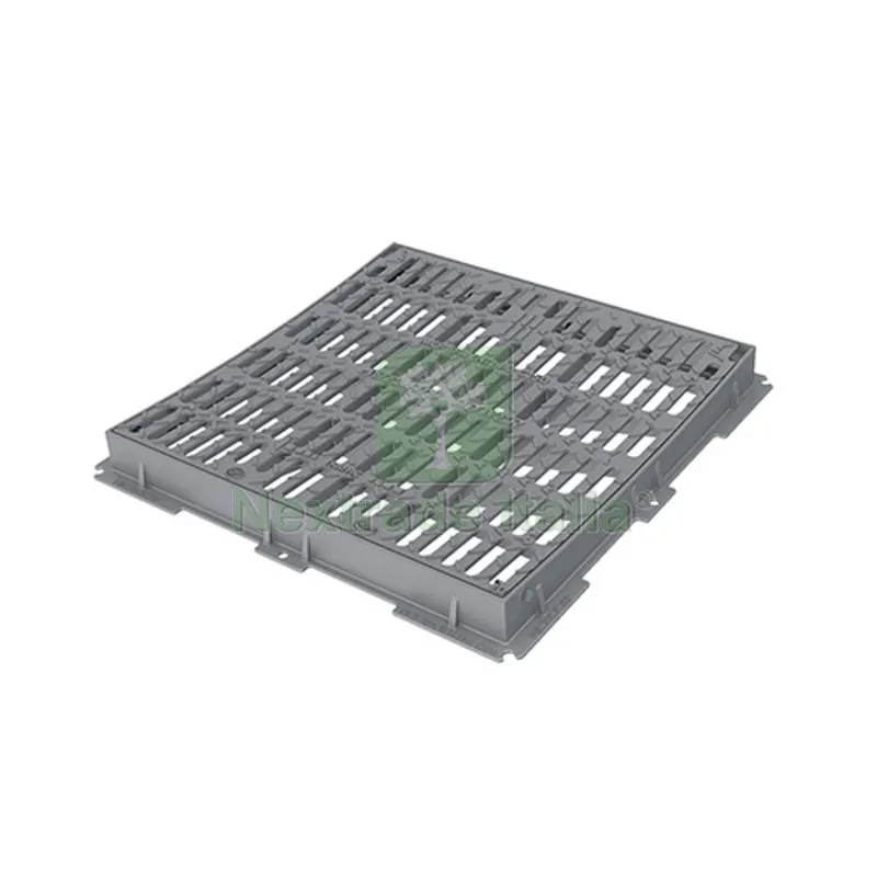 CADITOIA CONCAVA IN GHISA C250 cm 70 x 70 — Scarichi e sifoni — rif. FERX.DIA380-5896-70