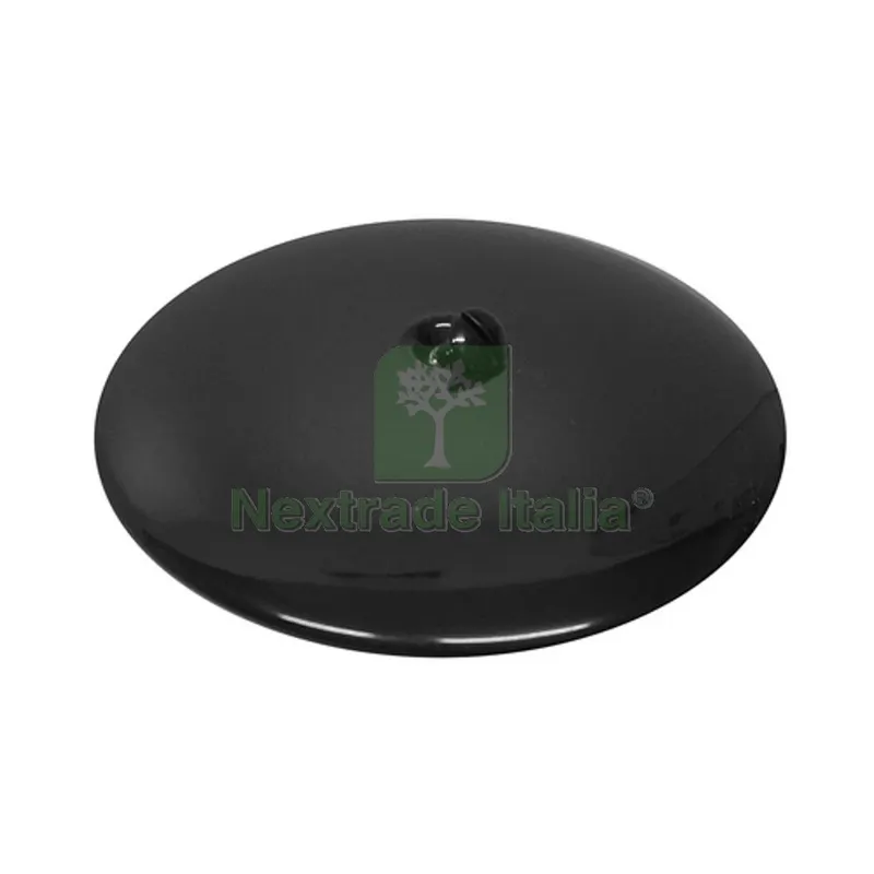 PIASTRA IN OTTONE PESANTE BOMBATA Diam. 150 mm Nero opaco — Tubi e raccordi — rif. FERX.DIA381-6082-150NO PIASTRA IN OTTONE PESANTE BOMBATA Diam. 150 mm Nero opaco — Tubi e raccordi — rif. FERX.DIA381-6082-150NO