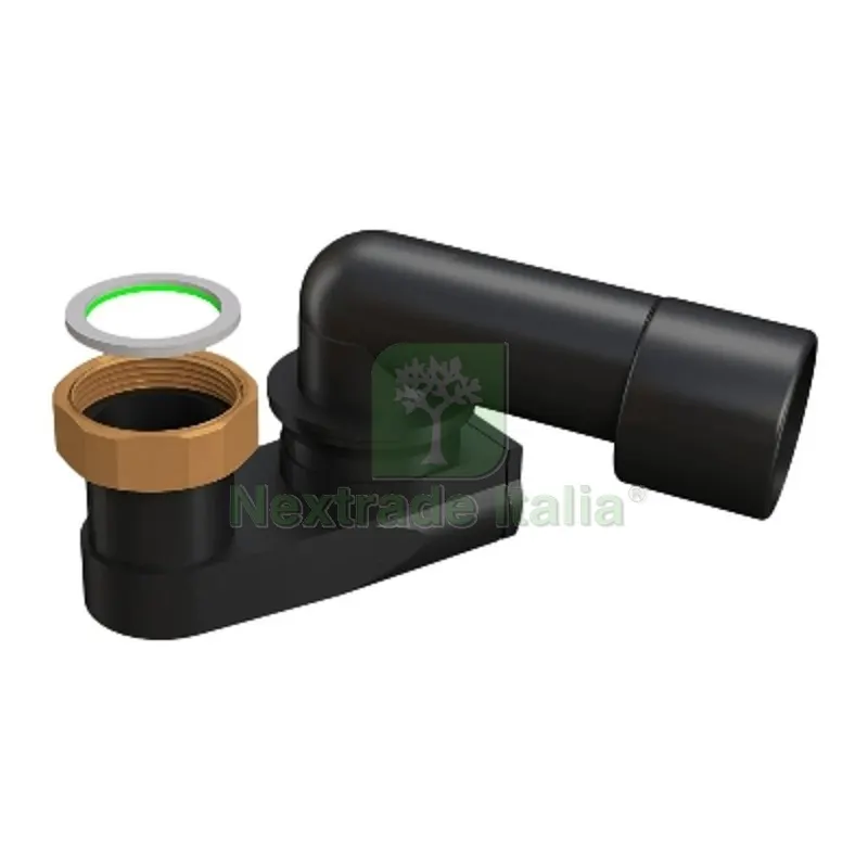 Sifone Ribassato Orientabile per Colonne Vasca Scar. 40-50 a Saldare 1" 1/2 — Scarichi e sifoni — rif. FERX.DIA382-754-08 Sifone Ribassato Orientabile per Colonne Vasca Scar. 40-50 a Saldare 1" 1/2 — Scarichi e sifoni — rif. FERX.DIA382-754-08