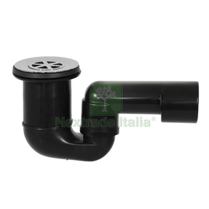 PILETTA DOCCIA CON SIFONE SNODATO PEHD Griglia ottone D. 80 — Scarichi e sifoni — rif. FERX.DIA382-N360-80 PILETTA DOCCIA CON SIFONE SNODATO PEHD Griglia ottone D. 80 — Scarichi e sifoni — rif. FERX.DIA382-N360-80