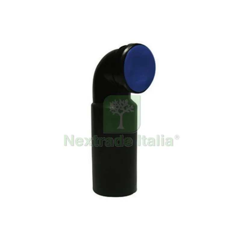 Curva WC per Vaso Sospeso con Guarnizione e Tappo Pehd Valsir Diam. 90 Verticale — Guarnizioni e tenute — rif. FERX.DIA382-V364A-001