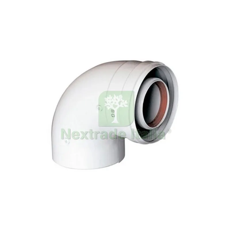 CURVA COASSIALE 90° PARTENZA CALDAIA D. 60-100 — Caldaie e radiatori — rif. FERX.DIA400-KR71410141 CURVA COASSIALE 90° PARTENZA CALDAIA D. 60-100 — Caldaie e radiatori — rif. FERX.DIA400-KR71410141