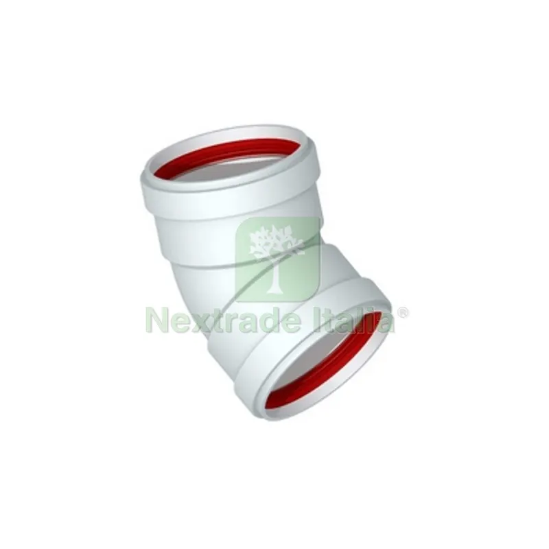 CURVA 45° FF DN 80 (SDOPPIATO) - — Tubi e raccordi — rif. FERX.DIA409-131 CURVA 45° FF DN 80 (SDOPPIATO) - — Tubi e raccordi — rif. FERX.DIA409-131