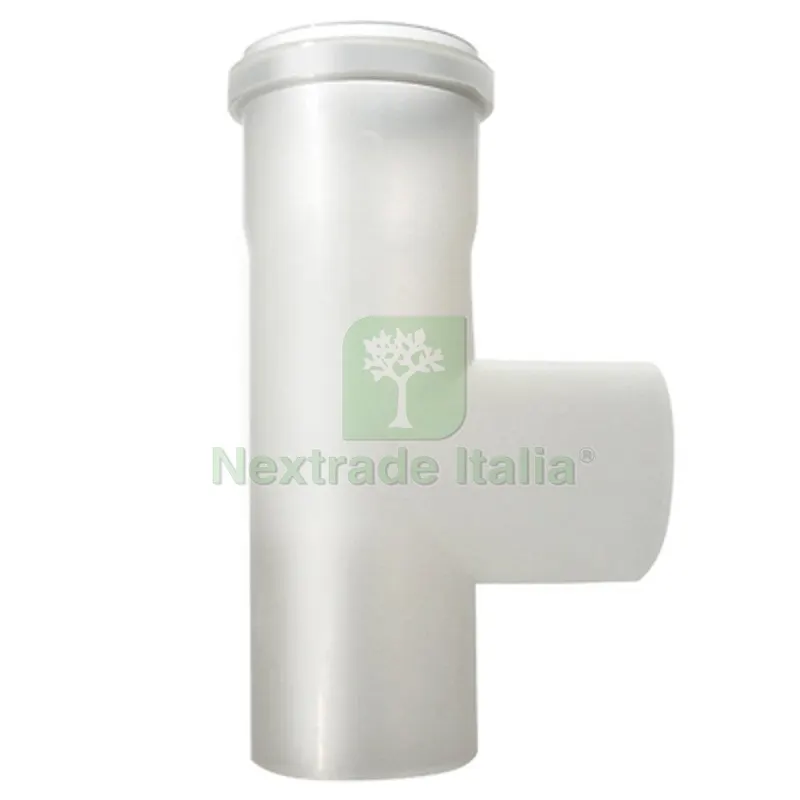 RACCORDO MONO-PARETE A TEE IN PPs LINEA CONDENSAZIONE Diam. 100 — Tubi e raccordi — rif. FERX.DIA409-C3041-100 RACCORDO MONO-PARETE A TEE IN PPs LINEA CONDENSAZIONE Diam. 100 — Tubi e raccordi — rif. FERX.DIA409-C3041-100