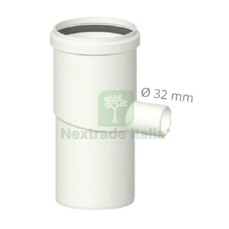 SEPARATORE DI CONDENSA CON VITE ANALISI FUMI IN PPs Diam. 80 — Viti — rif. FERX.DIA409-C400-080