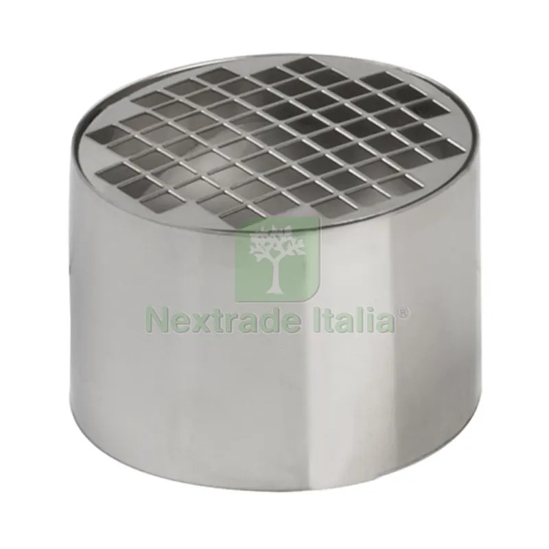 GRIGLIA DI ASPIRAZIONE CON RETE OLIFLEX Diam. 80 — Tubi e raccordi — rif. FERX.DIA409-CV1680-080