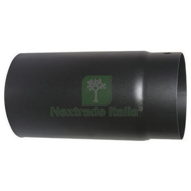 Tubo Porcellanato H 1000 MM Stufa Legna Diam. 130 — Canne fumarie e fumisteria — rif. FERX.DIA409-F100-130