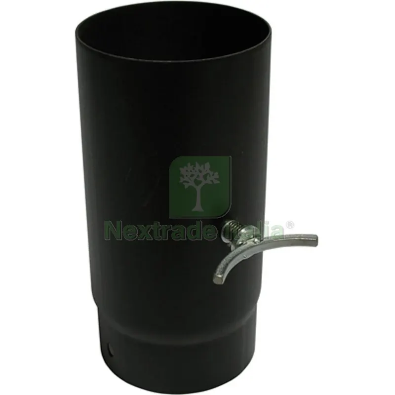 Tubo Porcellanato H.250 C/Valvola di Regolazione Scarico Diam.120 — Canne fumarie e fumisteria — rif. FERX.DIA409-F162-120 Tubo Porcellanato H.250 C/Valvola di Regolazione Scarico Diam.120 — Canne fumarie e fumisteria — rif. FERX.DIA409-F162-120