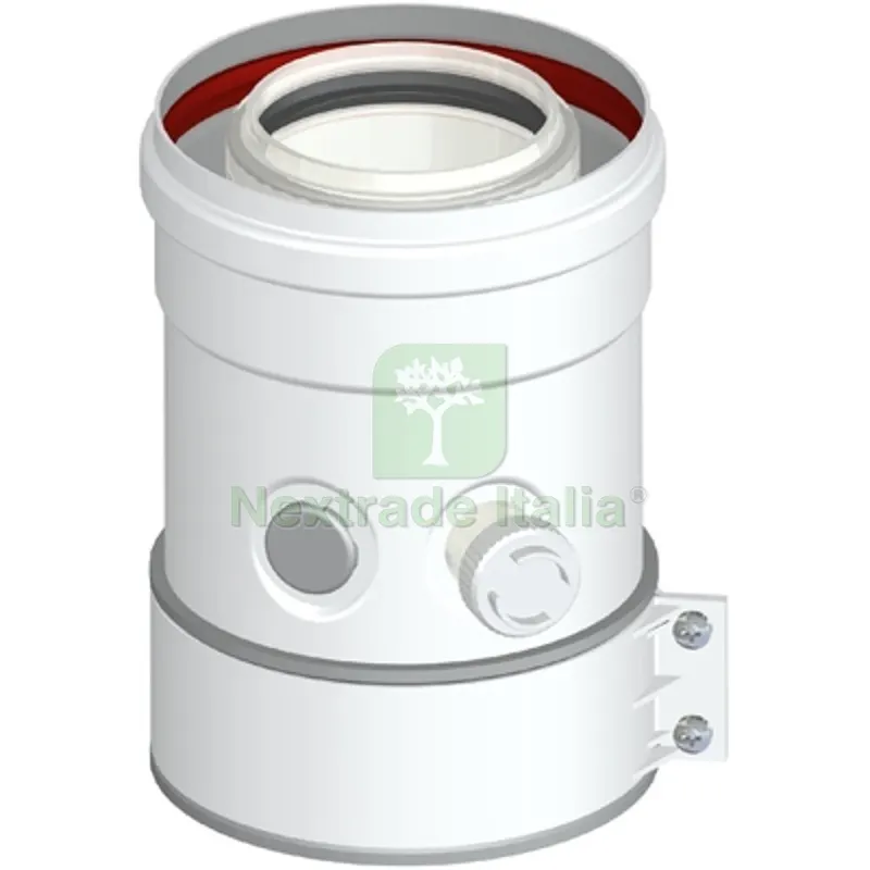 PARTENZA VERTICALE COASSIALE M/F DN 60/100 PV3 Diam. 60/100 — Irrigazione — rif. FERX.DIA409-G1373 PARTENZA VERTICALE COASSIALE M/F DN 60/100 PV3 Diam. 60/100 — Irrigazione — rif. FERX.DIA409-G1373