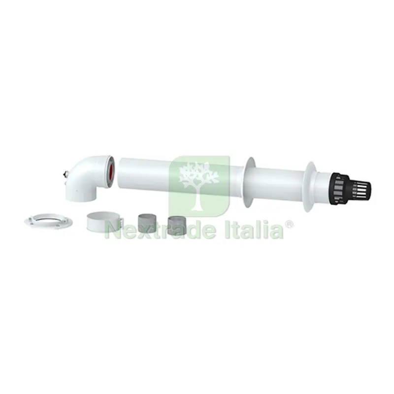KIT UNIVERSALE COASSIALE 1 D.60-100 ALC Diam. 60/100 — Tubi e raccordi — rif. FERX.DIA409-G1438 KIT UNIVERSALE COASSIALE 1 D.60-100 ALC Diam. 60/100 — Tubi e raccordi — rif. FERX.DIA409-G1438