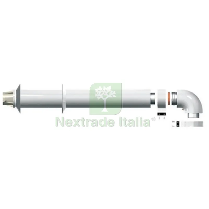 KIT SCARICO COASSIALE L. 1000 PER CALDAIE CHAFFOTEAUX mm 1000 — Tubi e raccordi — rif. FERX.DIA410-XR3318000