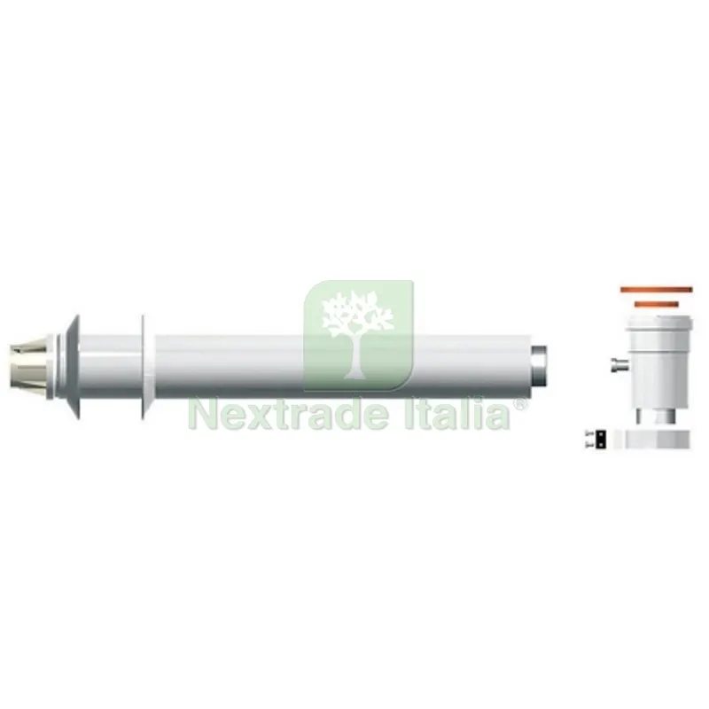 KIT SCARICO COASSIALE 60/100 PARTENZA VT L. 750 mm 750 — Tubi e raccordi — rif. FERX.DIA410-XR3318002 KIT SCARICO COASSIALE 60/100 PARTENZA VT L. 750 mm 750 — Tubi e raccordi — rif. FERX.DIA410-XR3318002