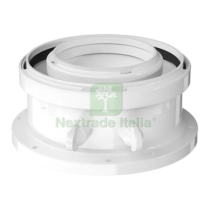 Adattatore Verticale FC-CA60 Diam. da 80-125 a 60/100 — Tubi e raccordi — rif. FERX.DIA410-ZR960 Adattatore Verticale FC-CA60 Diam. da 80-125 a 60/100 — Tubi e raccordi — rif. FERX.DIA410-ZR960