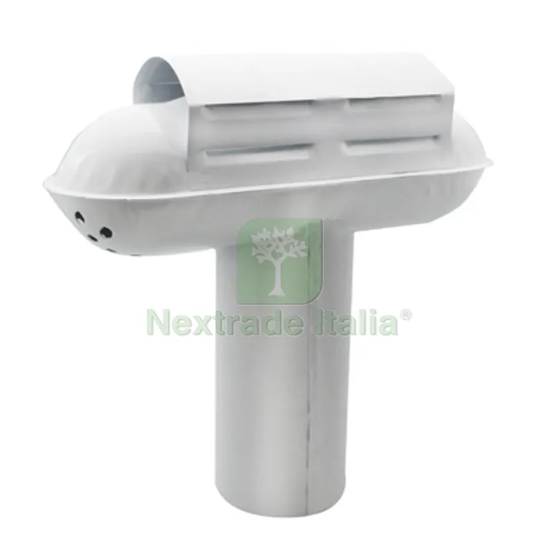 ESALATORE FUMI MODELLO "TEMPEST" REGOLABILE mm 110 - 115 — Irrigazione — rif. FERX.DIA411-322-110115