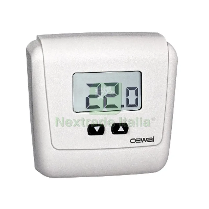 TERMOSTATO ELETTRONICO DA PARETE ET05 Bianco — Pompe — rif. FERX.DIA411-3681 TERMOSTATO ELETTRONICO DA PARETE ET05 Bianco — Pompe — rif. FERX.DIA411-3681