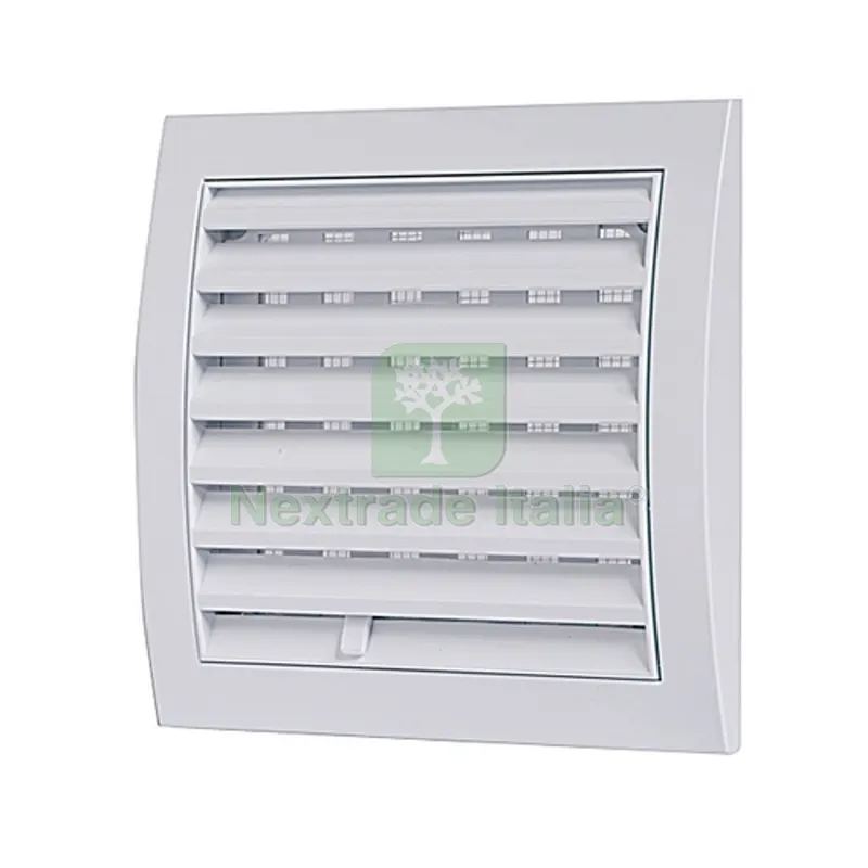 GRIGLIA DI AERAZIONE QUADRATE CON FLUSSO REGOLABILE cm 19x19 — Scarichi e sifoni — rif. FERX.DIA411-370-19