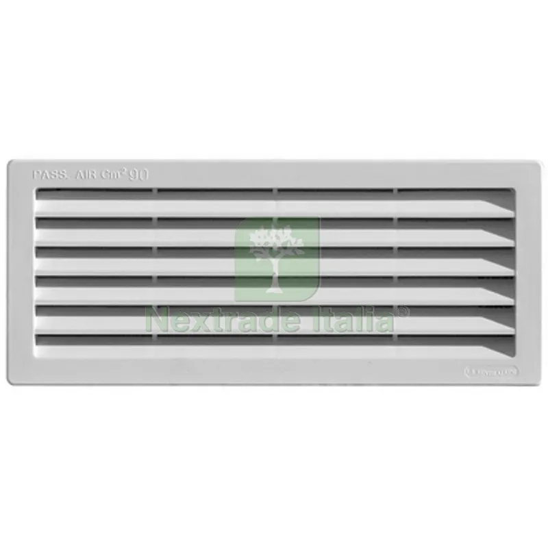 GRIGLIA DA INCASSO CON RETE L. 254 X H. 108 MM Bianco — Raccordi a pressare e multistrato — rif. FERX.DIA411-3832-BI