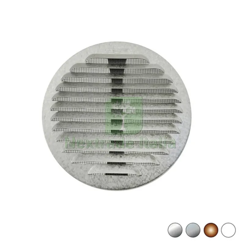 GRIGLIA TONDA IN METALLO CON MOLLE E RETE D.80-140 MM Inox 430 — Isolanti e reti — rif. FERX.DIA411-4001-IX GRIGLIA TONDA IN METALLO CON MOLLE E RETE D.80-140 MM Inox 430 — Isolanti e reti — rif. FERX.DIA411-4001-IX