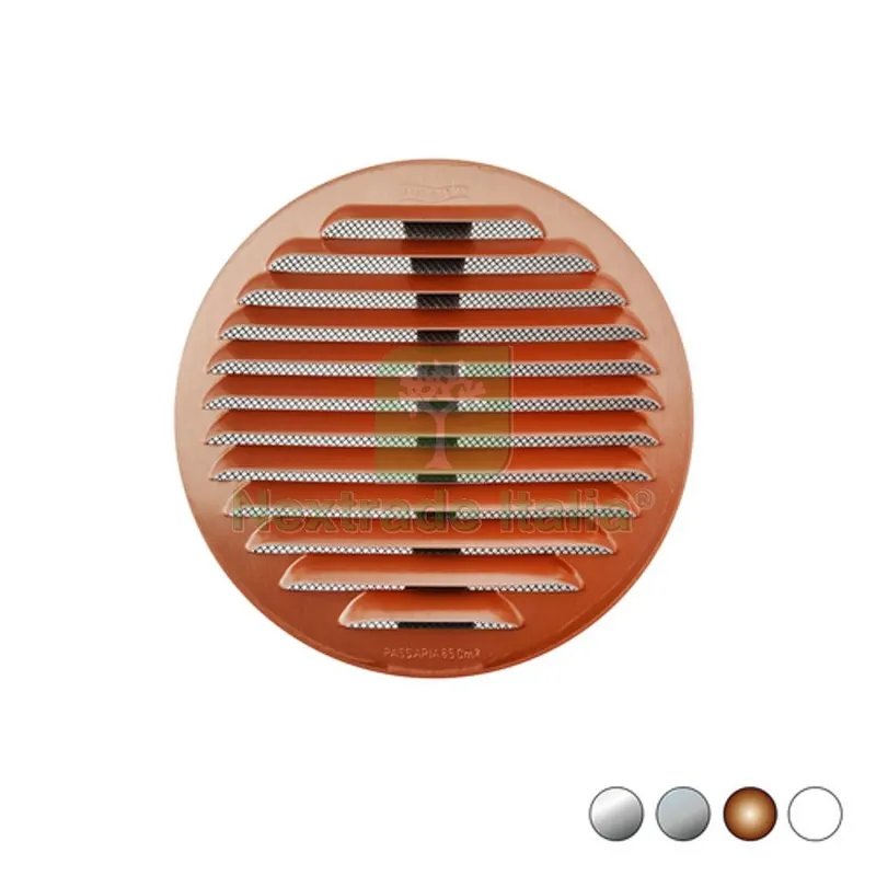 GRIGLIA TONDA IN METALLO CON MOLLE E RETE D.125-160 MM Inox — Isolanti e reti — rif. FERX.DIA411-4002-IX GRIGLIA TONDA IN METALLO CON MOLLE E RETE D.125-160 MM Inox — Isolanti e reti — rif. FERX.DIA411-4002-IX