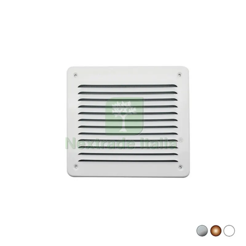 GRIGLIA IN METALLO DA SOVRAPPORRE CON RETE L. 193 X H. 165 MM Alluminio Ramato — Isolanti e reti — rif. FERX.DIA411-4004-AR