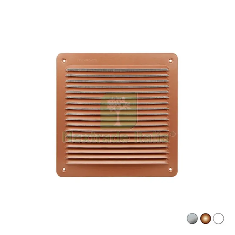GRIGLIA DA SOVRAPPORRE IN METALLO CON RETE L. 228 X H. 228 MM Inox — Isolanti e reti — rif. FERX.DIA411-4005-IX GRIGLIA DA SOVRAPPORRE IN METALLO CON RETE L. 228 X H. 228 MM Inox — Isolanti e reti — rif. FERX.DIA411-4005-IX