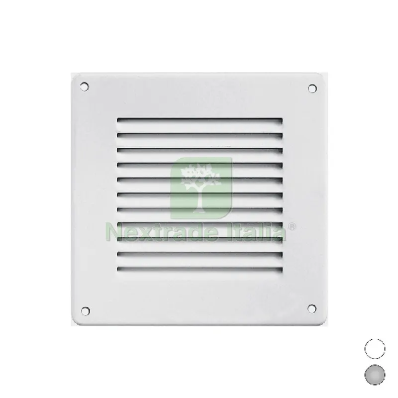 GRIGLIA IN METALLO DA SOVRAPPORRE CON RETE L. 140 X H. 140 MM Bianco — Isolanti e reti — rif. FERX.DIA411-4006-BI